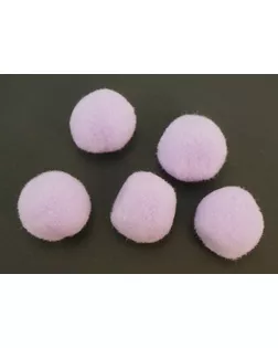 Помпоны декоративные, россыпь, д.2см (св.сиреневый) уп.100 шт арт. ГЕЛ-23862-1-ГЕЛ0075687