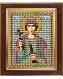 Набор для вышивания бисером Икона "Св. Глеб" арт. ГЕЛ-5751-1-ГЕЛ0076004