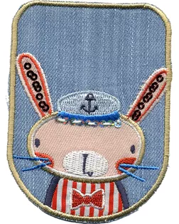Термоаппликация HKM "Кролик-моряк" арт. ГЕЛ-1076-1-ГЕЛ0082087