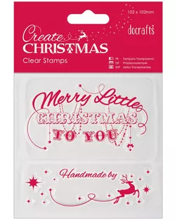 Штамп прозрачный "Весёлого Рождества" арт. ГЕЛ-19447-1-ГЕЛ0082723