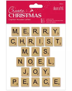 Набор декоративных элементов "Заглавные буквы в Рождественских фразах" арт. ГЕЛ-15363-1-ГЕЛ0082752