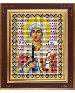 Набор для вышивания бисером Икона "Св. Зоя" арт. ГЕЛ-12559-1-ГЕЛ0083406