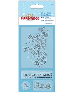 Штамп прозрачный "Пение" Pippinwood Christmas арт. ГЕЛ-23358-1-ГЕЛ0084337