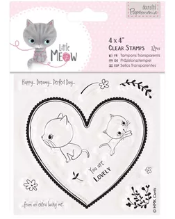 Набор штампов "Вы прекрасны" Little Meow арт. ГЕЛ-21002-1-ГЕЛ0088794