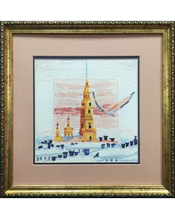 Вышитая картина "Зима в Питере" арт. ГЕЛ-12198-1-ГЕЛ0090425