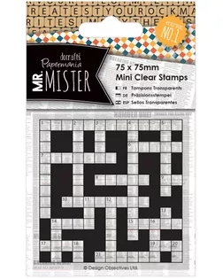 Штамп "Кроссворд" Mr Mister арт. ГЕЛ-15022-1-ГЕЛ0091574