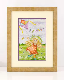 Вышитая картина "Воздушный змей" арт. ГЕЛ-12541-1-ГЕЛ0098998