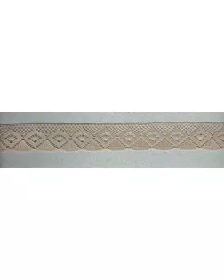 Мерсеризованное х/б кружево ш.2,5см (серо-бежевый) арт. ГЕЛ-21085-1-ГЕЛ0099225