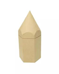 Заготовка из папье-маше - пенал "Карандаш" арт. ГЕЛ-68-1-ГЕЛ0159464