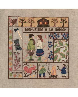 Набор для вышивания:"BIENVENUE NOVEMBRE" (Добро пожаловать Ноябрь) арт. ГЕЛ-630-1-ГЕЛ0163920