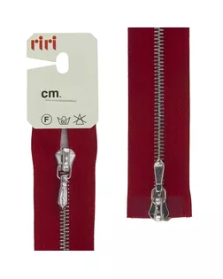 Молния металл, Ni, слайдер Tropf, 4 мм, разъёмная двухзамковая, 100 см, цвет 2407, красный арт. ГЕЛ-5017-1-ГЕЛ0137549