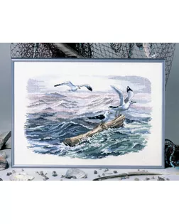Набор для вышивания "Чайки на море" арт. ГЕЛ-6086-1-ГЕЛ0125127