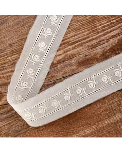 Шитье-вышивка на батисте ш.2,5см 13м арт. ГЕЛ-6563-1-ГЕЛ0119774