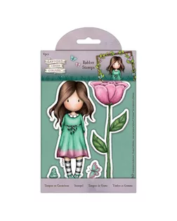 Набор штампов на резиновой основе Santoro's Thumbelina для раскрашивания арт. ГЕЛ-10416-1-ГЕЛ0163357