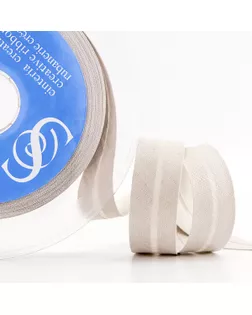 Косая бейка хлопок/лен ш.2см (27 св.серый) (в упаковке 20 м.) арт. ГЕЛ-10529-1-ГЕЛ0162188