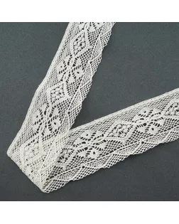 Мерсеризованное х/б кружево ш.4,5см (шампань) арт. ГЕЛ-10782-1-ГЕЛ0157396