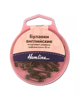 Булавки английские безопасные, ассорти 19+23 мм арт. ГЕЛ-11109-1-ГЕЛ0156780