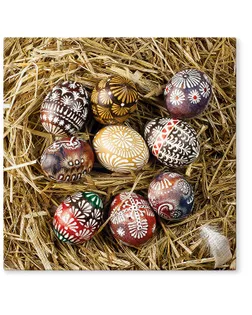 Салфетки трехслойные для декупажа, коллекция "Lunch" TETЕ a TETE "Пасха" арт. ГЕЛ-11718-1-ГЕЛ0137202