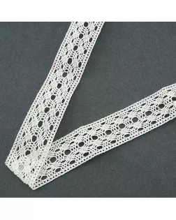 Мерсеризованное х/б кружево ш.2,6см (шампань) арт. ГЕЛ-11730-1-ГЕЛ0157208