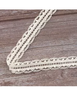 Мерсеризованное х/б кружево ш.2,2см (шампань) арт. ГЕЛ-12248-1-ГЕЛ0157219