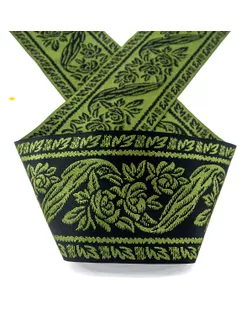 Лента жаккард SAFISA ш.10см, 15м (цвет 03) арт. ГЕЛ-12807-1-ГЕЛ0119011