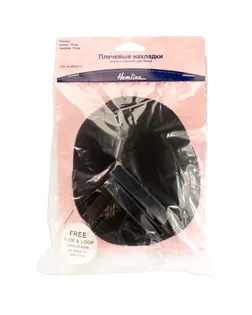 Плечевые накладки реглан, с липучкой (черный) арт. ГЕЛ-13561-1-ГЕЛ0015753