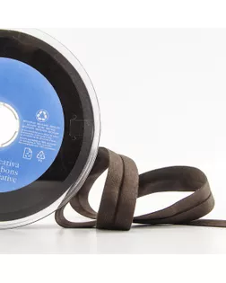 Косая бейка хлопок/полиэстер ш.2см 20м (17 т.коричневый) (в упаковке 20 м.) арт. ГЕЛ-14566-1-ГЕЛ0162065