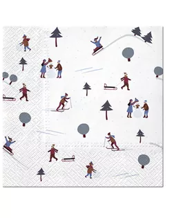 Салфетки трехслойные для декупажа, коллекция "Lunch" PAW Decor Collection "Зимняя забава" арт. ГЕЛ-15457-1-ГЕЛ0162842