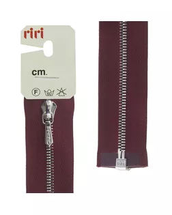 Молния металл, Ni, слайдер Tropf, 4 мм, разъёмная однозамковая, 100 см, цвет 2411, бордовый арт. ГЕЛ-16352-1-ГЕЛ0137494