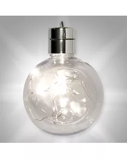 Шар пластиковый со съемным подвесом и LED батареей арт. ГЕЛ-16565-1-ГЕЛ0128541