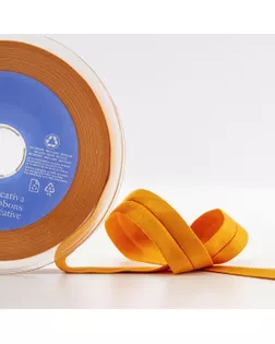 Косая бейка хлопок/полиэстер ш.2см 20м (34 оранжевый) (в упаковке 20 м.) арт. ГЕЛ-17378-1-ГЕЛ0162067