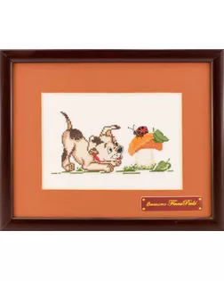 Вышитая картина "Щенок" арт. ГЕЛ-17544-1-ГЕЛ0132742