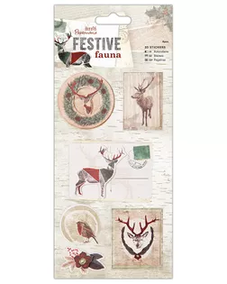 Набор стикеров 3D "Festive Fauna" арт. ГЕЛ-19157-1-ГЕЛ0107145