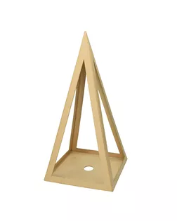 Подставка для свечи "Пирамида" из папье-маше арт. ГЕЛ-20847-1-ГЕЛ0128536