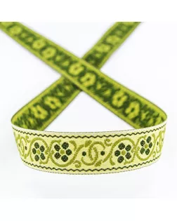 Лента жаккард SAFISA ш.1,5см, 15м (цвет 04) арт. ГЕЛ-21141-1-ГЕЛ0109317