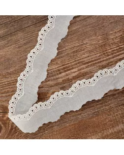 Шитье-вышивка на батисте ш.2см 13м арт. ГЕЛ-21393-1-ГЕЛ0119791