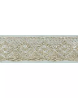 Мерсеризованное х/б кружево ш.2,5см (т.бежевый) арт. ГЕЛ-24573-1-ГЕЛ0112029