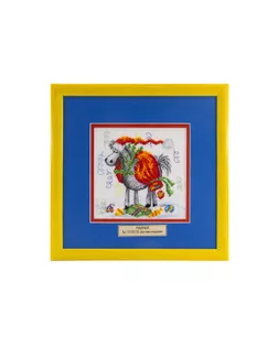 Вышитая картина "Доставка подарков" арт. ГЕЛ-24974-1-ГЕЛ0121919