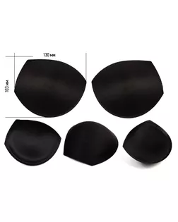 Чашечки корсетные TBY-01.03 с эффектом push-up р.70 цв. черный уп.1 пара арт. МГ-119514-1-МГ1003021