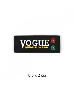 Аппликации пришивные Men in wear 5,5х2см уп.20шт арт. МГ-120404-1-МГ1014038