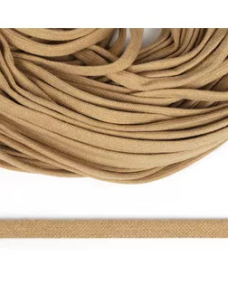 Шнур плоский х/б 12мм классическое плетение TW цв.004 бежевый уп.50м арт. МГ-123021-1-МГ1016538