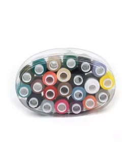 Набор швейных ниток 35ЛЛ 200 м уп.22 шт ассорти арт. МГ-120731-1-МГ1017647