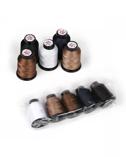 Набор обувных швейных ниток 86Л 250 м уп.5 шт ассорти 1 арт. МГ-120736-1-МГ1017702