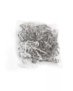 Карабин металл TBY.JX.79841 внутр. размер 32мм цв. никель уп.50шт арт. МГ-126204-1-МГ1044296