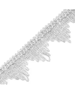 Тесьма отделочная шир.40 мм цв.серебро уп.13.71м арт. МГ-133506-1-МГ1464753