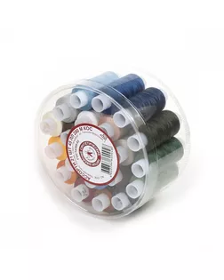 Набор швейных ниток 45ЛЛ 200 м уп.21 шт ассорти (Кр.Н) арт. МГ-134035-1-МГ1698606