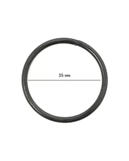 Кольцо металл TSW ш.3,5см арт. МГ-5125-1-МГ0325176