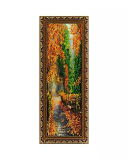Рисунок на ткани (Бисер) КОНЁК Осень. Полиптих Ч.1 25х65 см арт. МГ-48231-1-МГ0595532