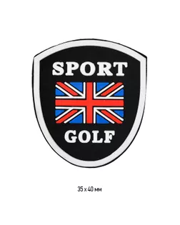 Аппликация пришивная SPORT GOLF 3,5х4см цв.мульти уп.20шт арт. МГ-114868-1-МГ0637186