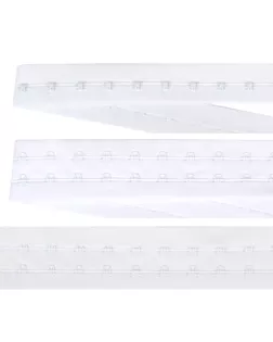 Крючки на ленте 2 ряда шир.40мм TBY-75360 цв.белый уп. 5м арт. МГ-115220-1-МГ0722912